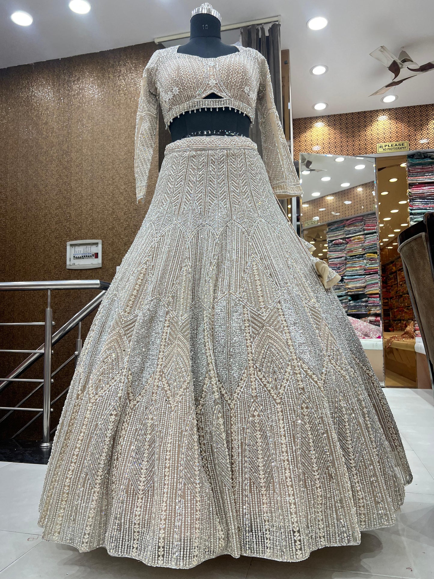 Lehenga Blanc Luxury