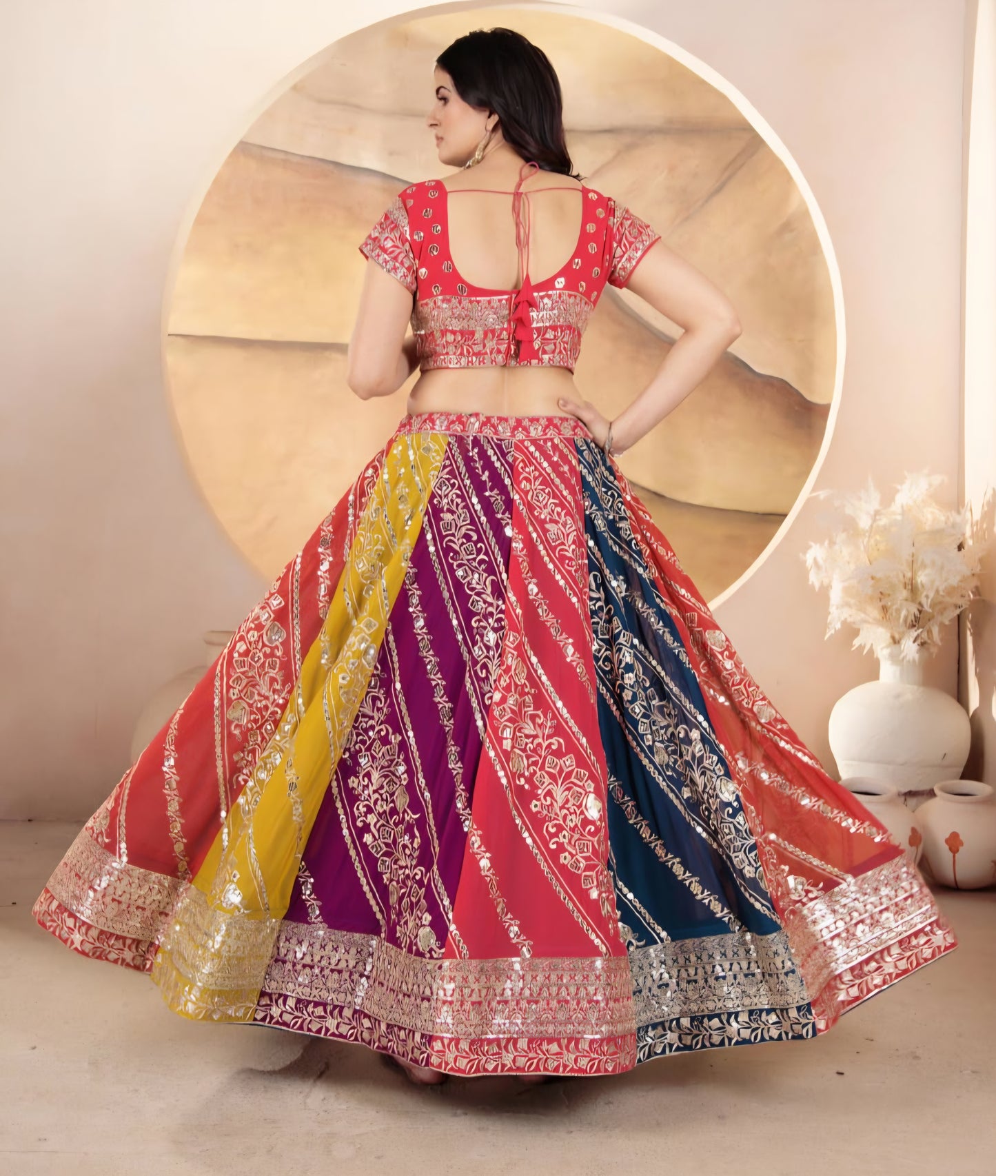 Lehenga Multicolores Luxury