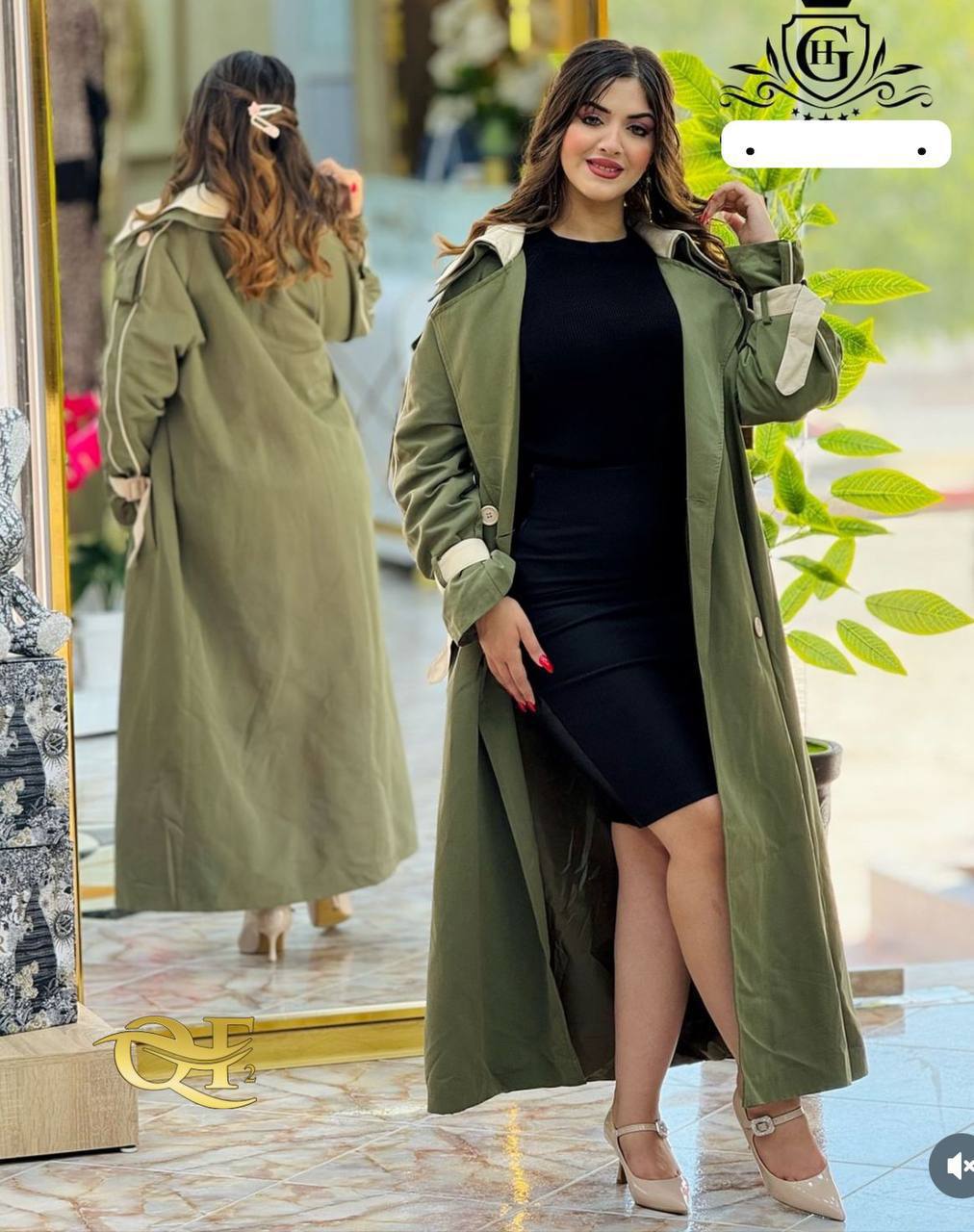 Veste Longue Femme