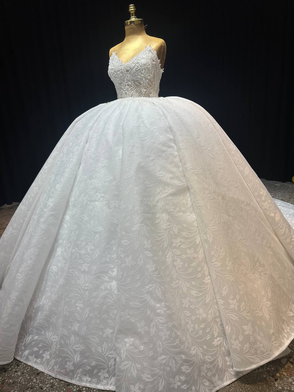 Robe de Mariée Princesse Bustier
