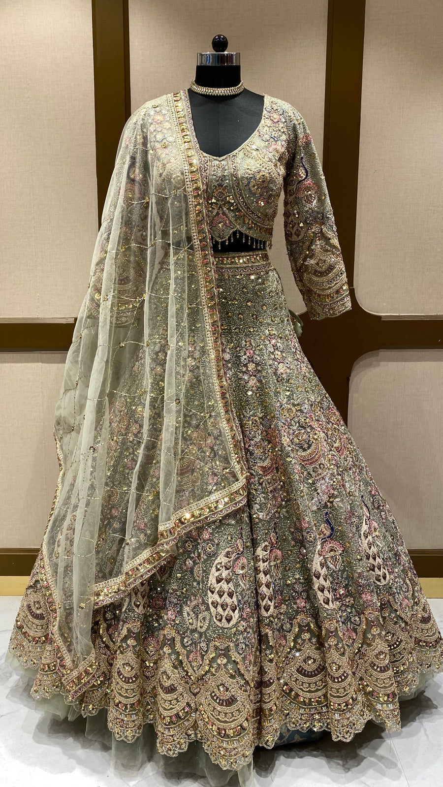 Lehenga Peacock Luxury