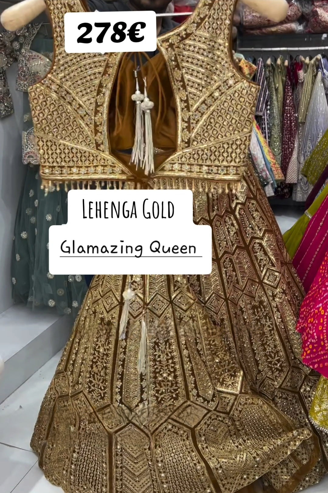 Lehenga Gold Luxury