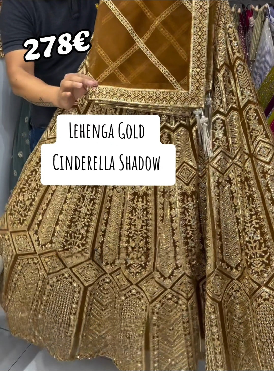 Lehenga Gold Luxury