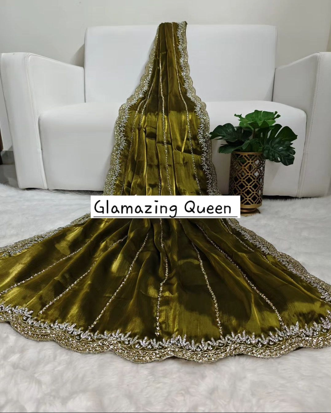 Saree Luxury Stones
