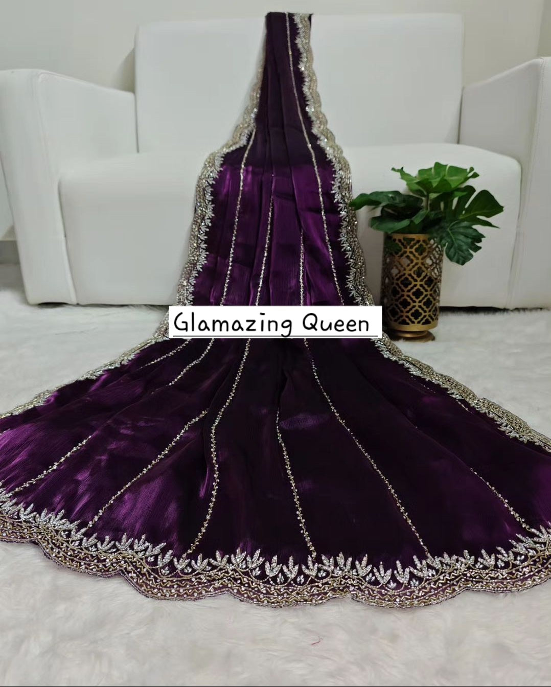 Saree Luxury Stones