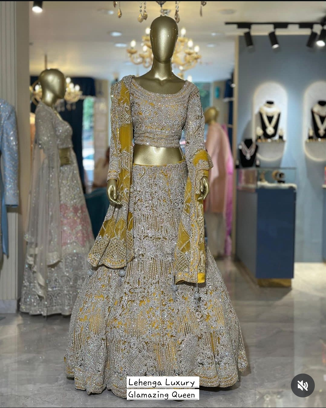 Lehenga Gold Luxury