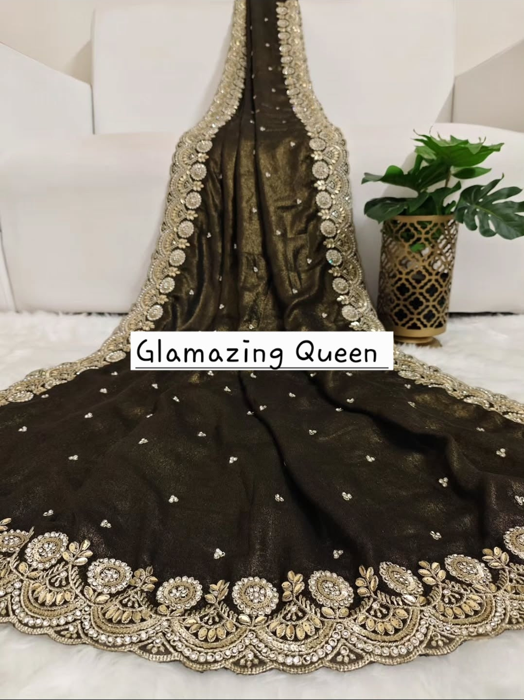 Saree Luxury Stones