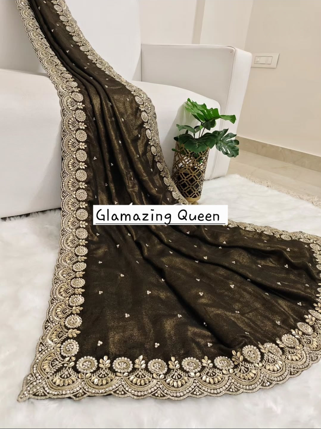Saree Luxury Stones