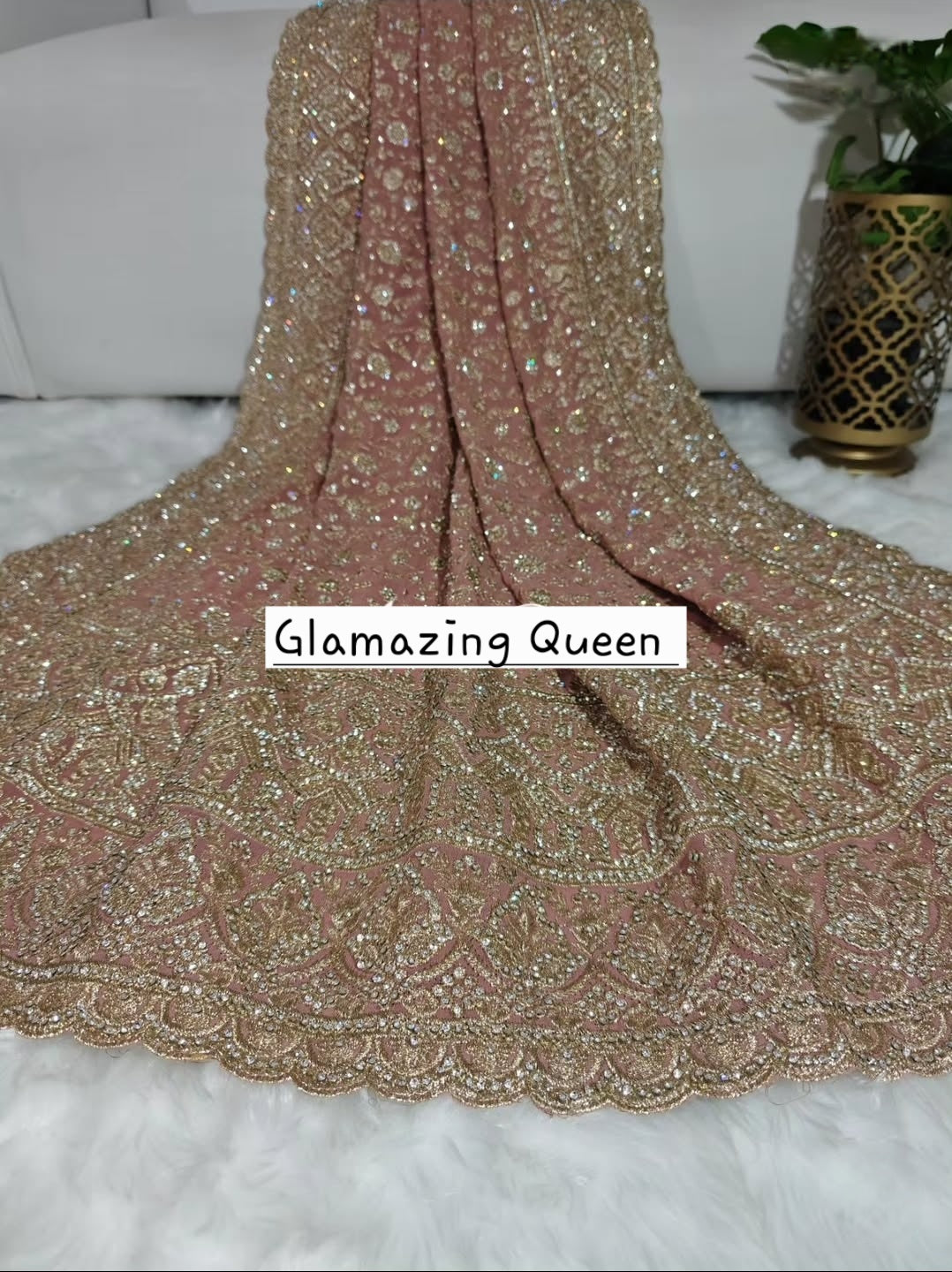 Saree Luxury Stones