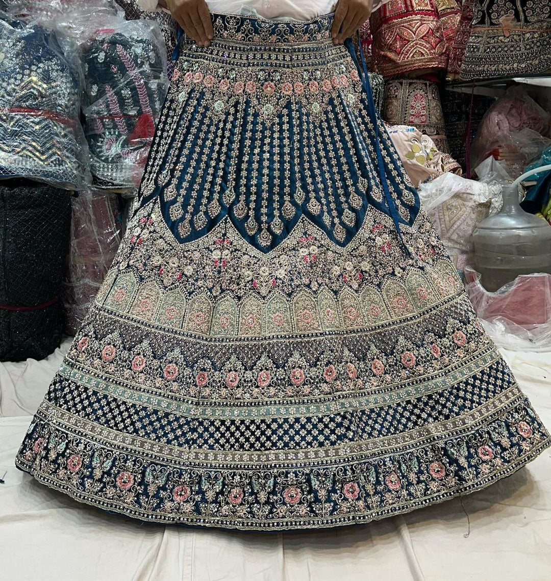 Lehenga Choli Rouge Bordeaux Luxury