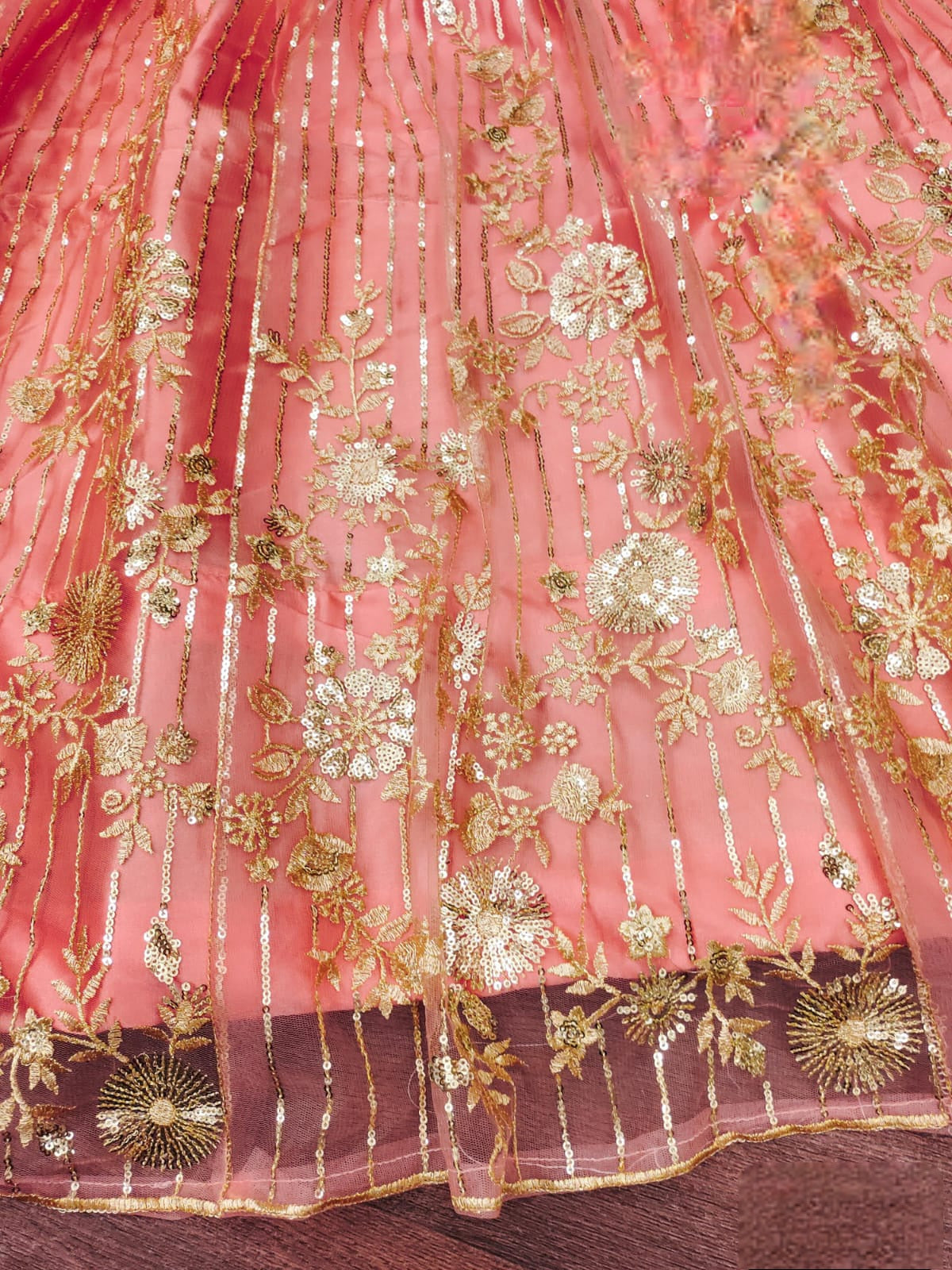 Lehenga Rose Bollywood