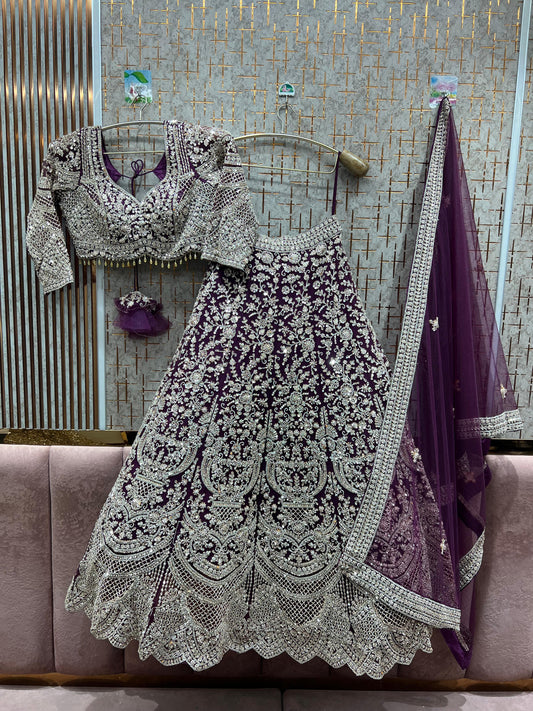 Lehenga Violet Luxury