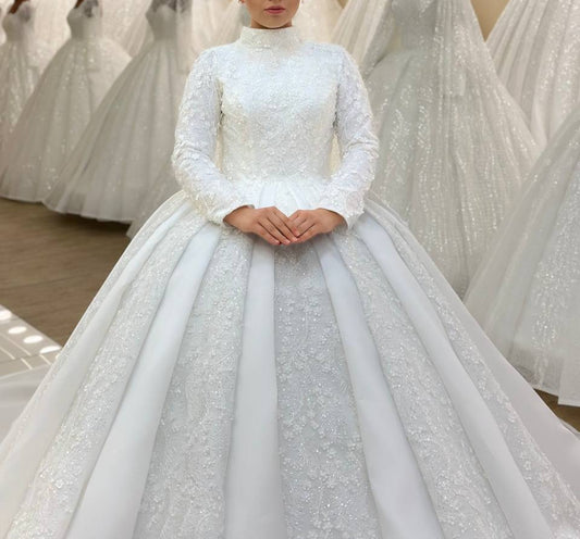 Robe de Mariée Princesse Couverte Luxury