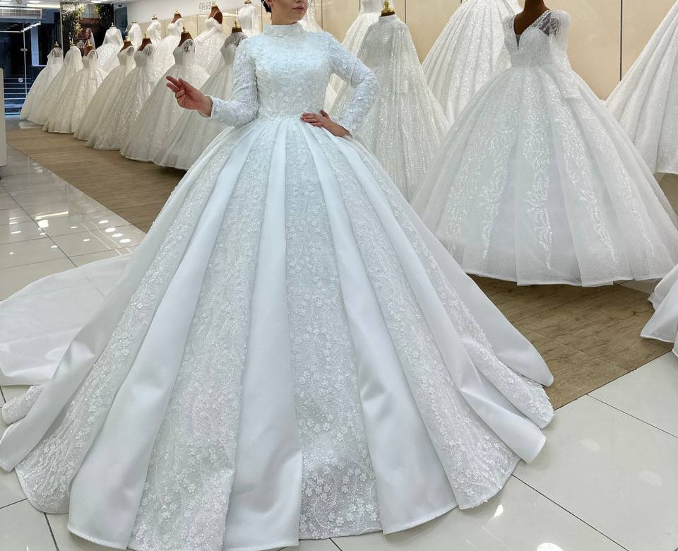 Robe de Mariée Princesse Couverte Luxury