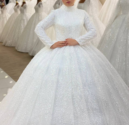 Robe de Mariée Princesse Couverte Luxury