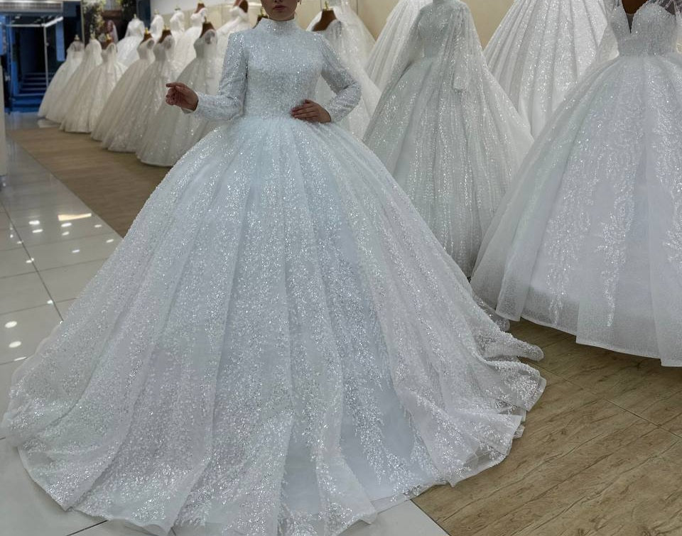 Robe de Mariée Princesse Couverte Luxury