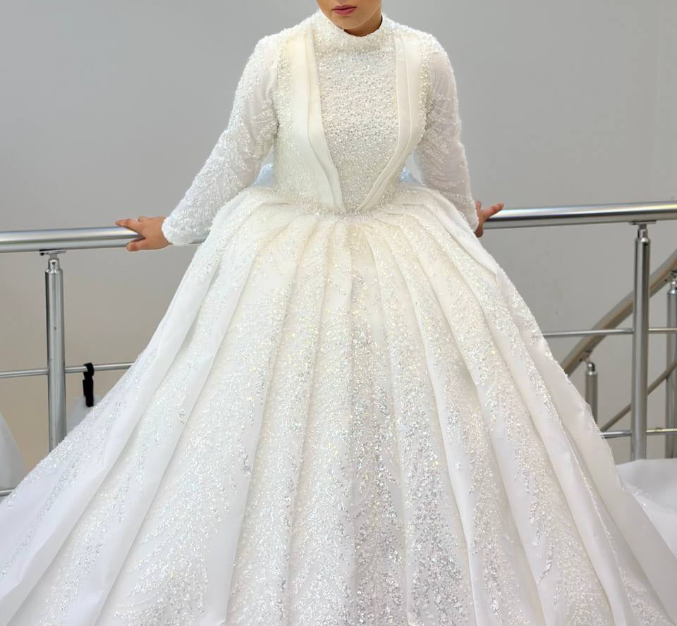 Robe de Mariée Princesse Couverte Luxury