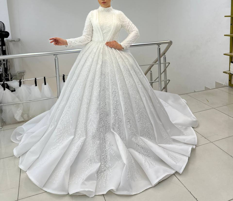 Robe de Mariée Princesse Couverte Luxury