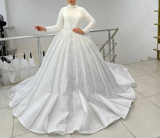 Robe de Mariée Princesse Couverte Luxury